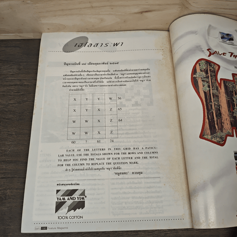 Feature Magazine สารคดี ฉบับที่ 84 ปีที่ 7 ก.พ.2535