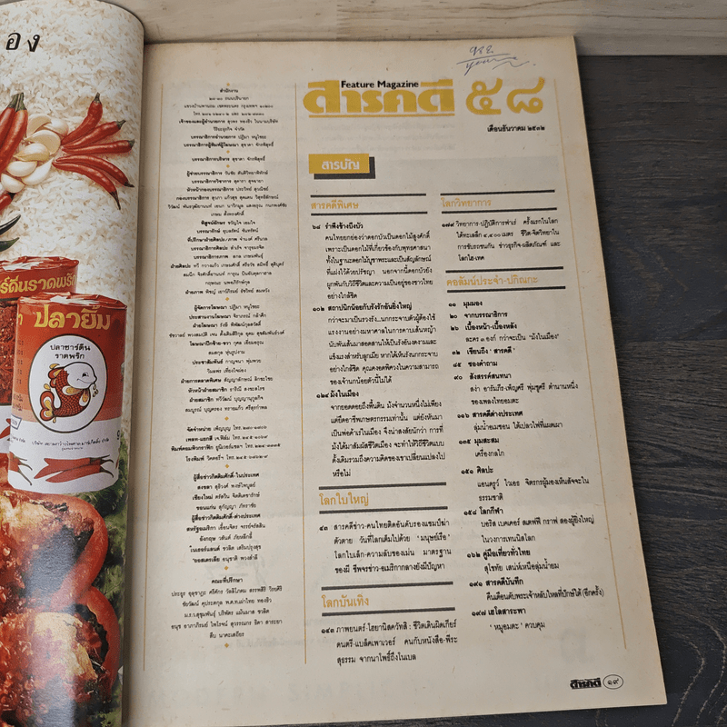 Feature Magazine สารคดี ฉบับที่ 58 ปีที่ 5 ธ.ค.2532