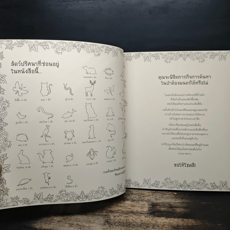 ป่าต้องมนต์ Enchanted Forest - Johanna Basford, เอื้อยจิตร