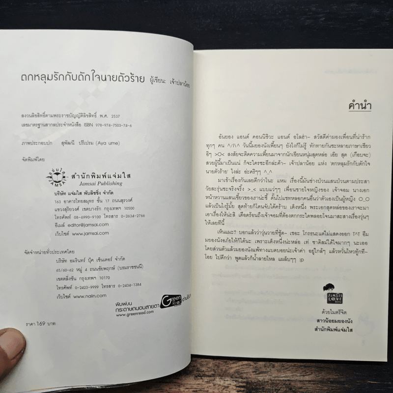 ตกหลุมรักกับดักใจนายตัวร้าย - เจ้าปลาน้อย