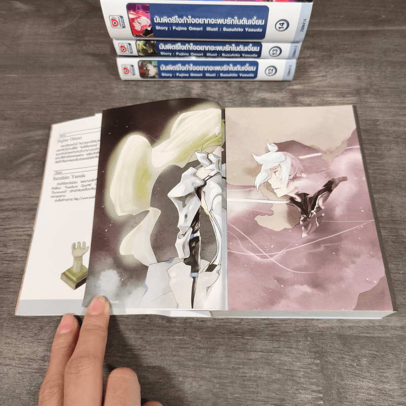 มันผิดรึไงถ้าใจอยากจะพบรักในดันเจี้ยน เล่ม 11-16 - Fujino Omori