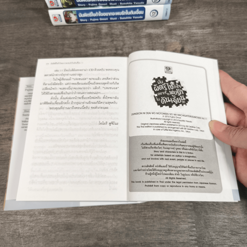 มันผิดรึไงถ้าใจอยากจะพบรักในดันเจี้ยน เล่ม 11-16 - Fujino Omori