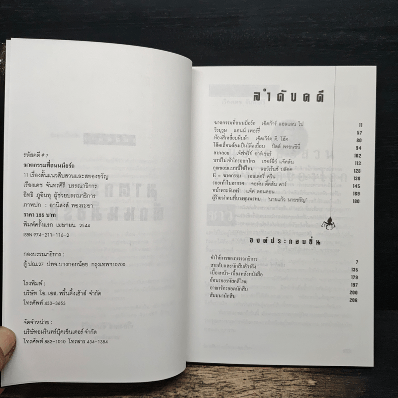 รหัสคดี 7 ฆาตกรรมที่ถนนม็อร์ก 160 ปีนิยายสืบสวน