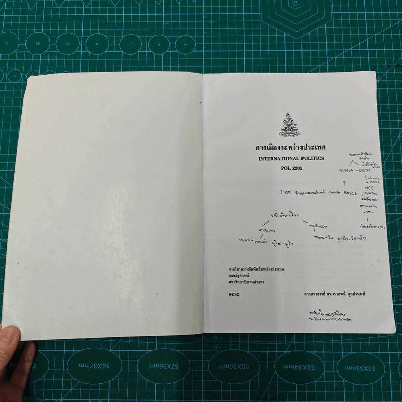การเมืองระหว่างประเทศ International Politics - รศ.ดร.วราภรณ์ จุลปานนท์