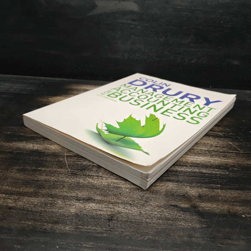 Colin Drury Management Accounting For Business - GTH EDITION