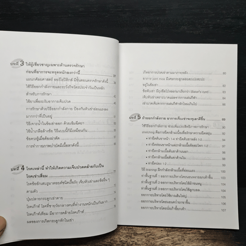 คู่มือรักษาอาการเจ็บเข่า - พนิดา กุลประสูติดิลก