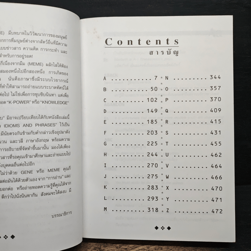 Idioms and Phrases สำนวน และวลีภาษาอังกฤษ