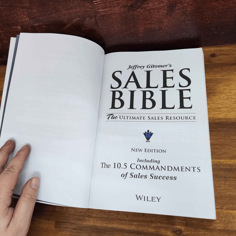 Sales Bible The Ultimate Sales Resource - Jeffrey Gitomer