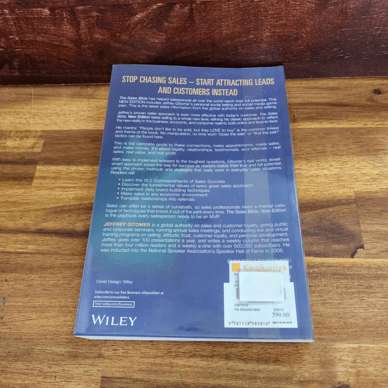 Sales Bible The Ultimate Sales Resource - Jeffrey Gitomer