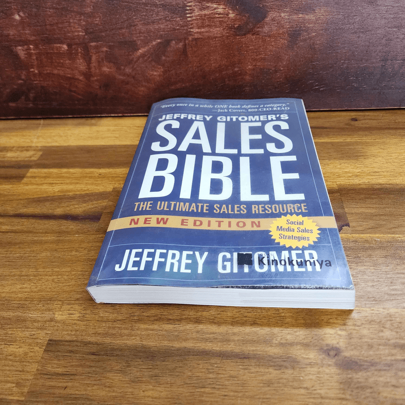 Sales Bible The Ultimate Sales Resource - Jeffrey Gitomer