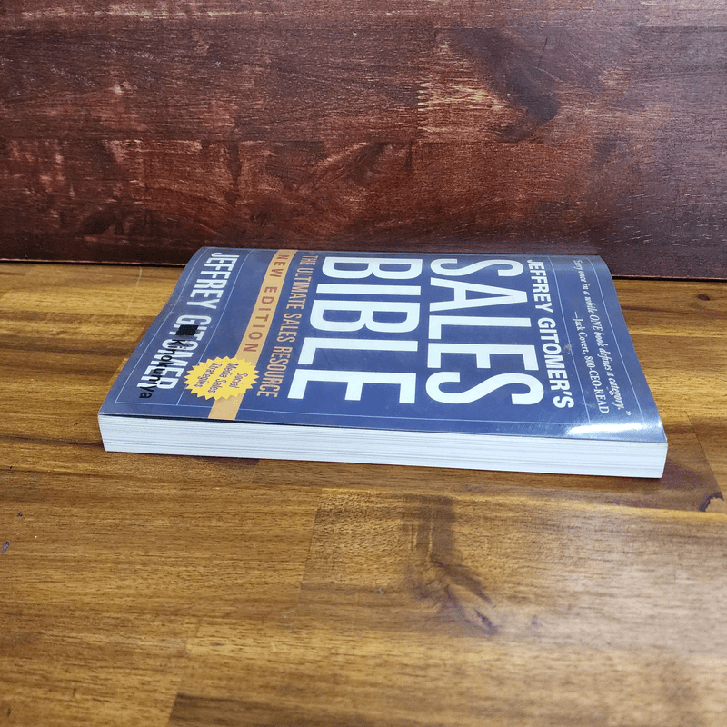 Sales Bible The Ultimate Sales Resource - Jeffrey Gitomer