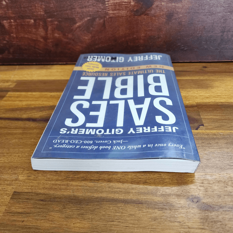 Sales Bible The Ultimate Sales Resource - Jeffrey Gitomer