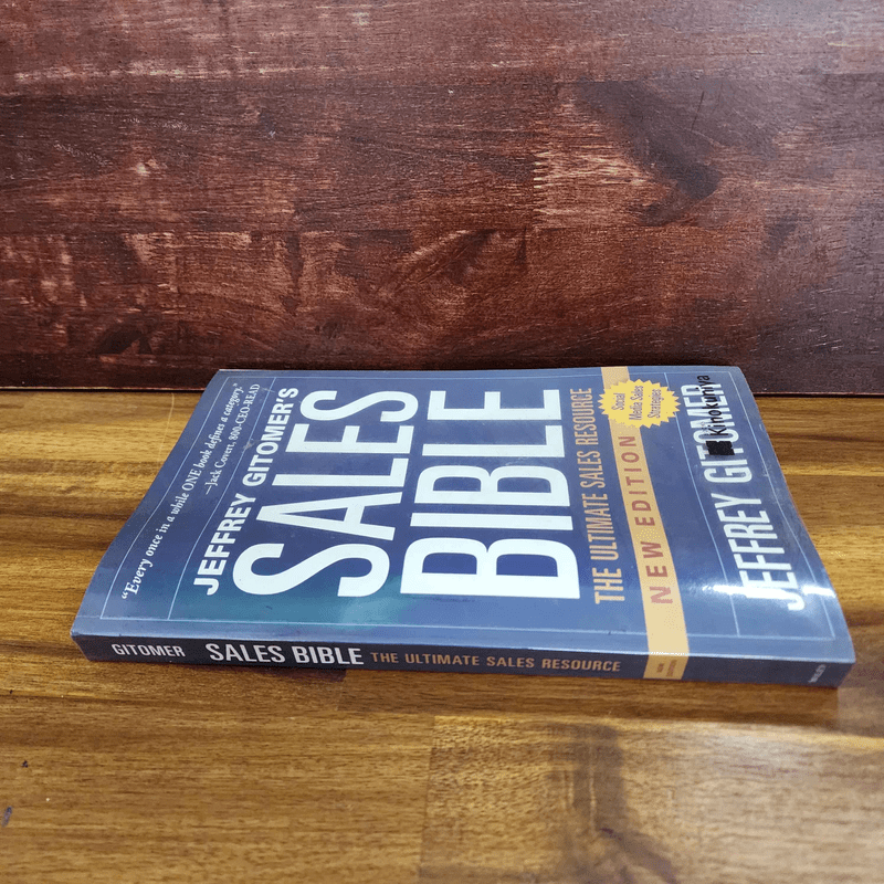 Sales Bible The Ultimate Sales Resource - Jeffrey Gitomer