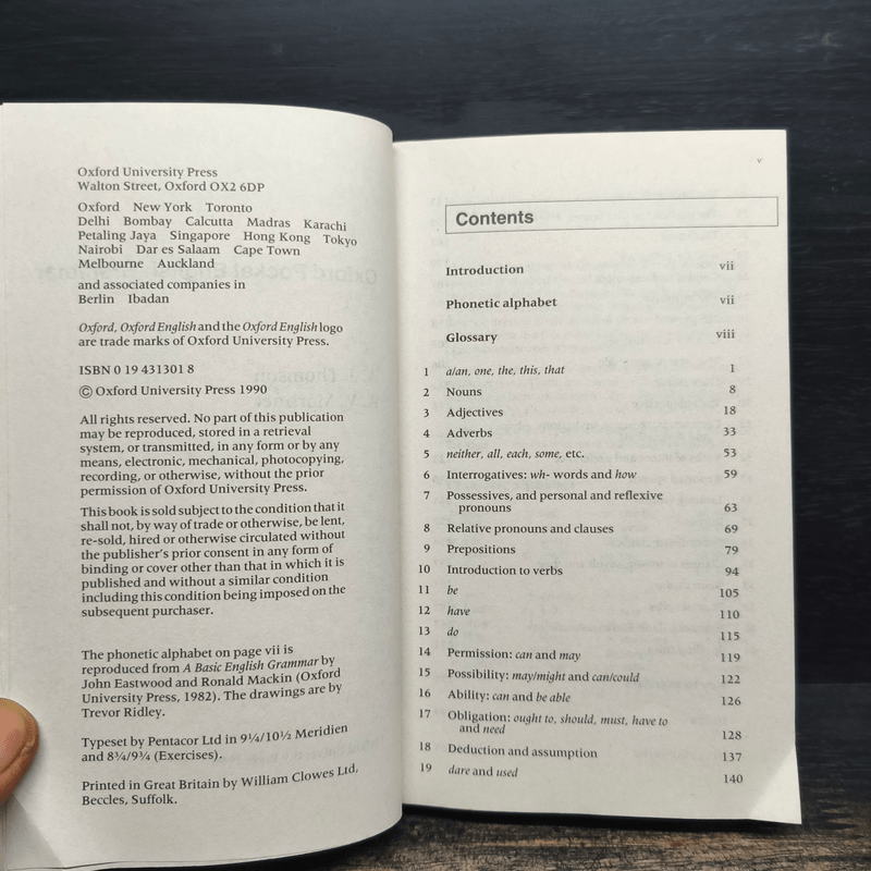 Oxford Pocket English Grammar