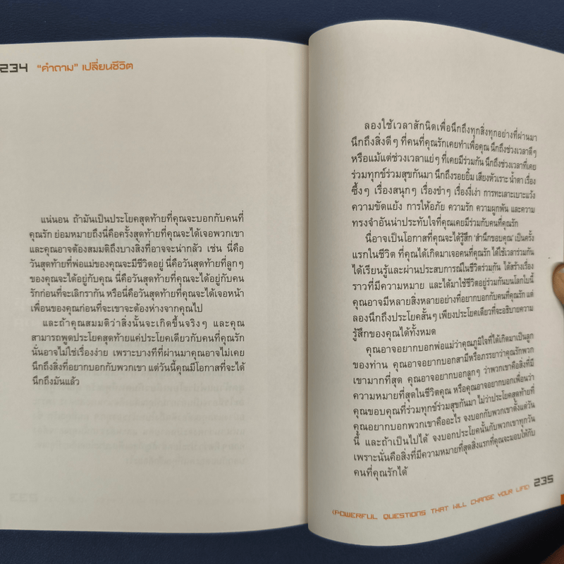 คำถามเปลี่ยนชีวิต - มัญจา อภิรมย์