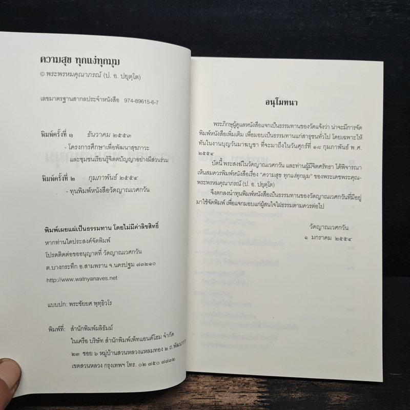 ความสุขทุกแง่ทุกมุม - พระพรหมคุณาภรณ์ (ป.อ.ปยุตฺโต)