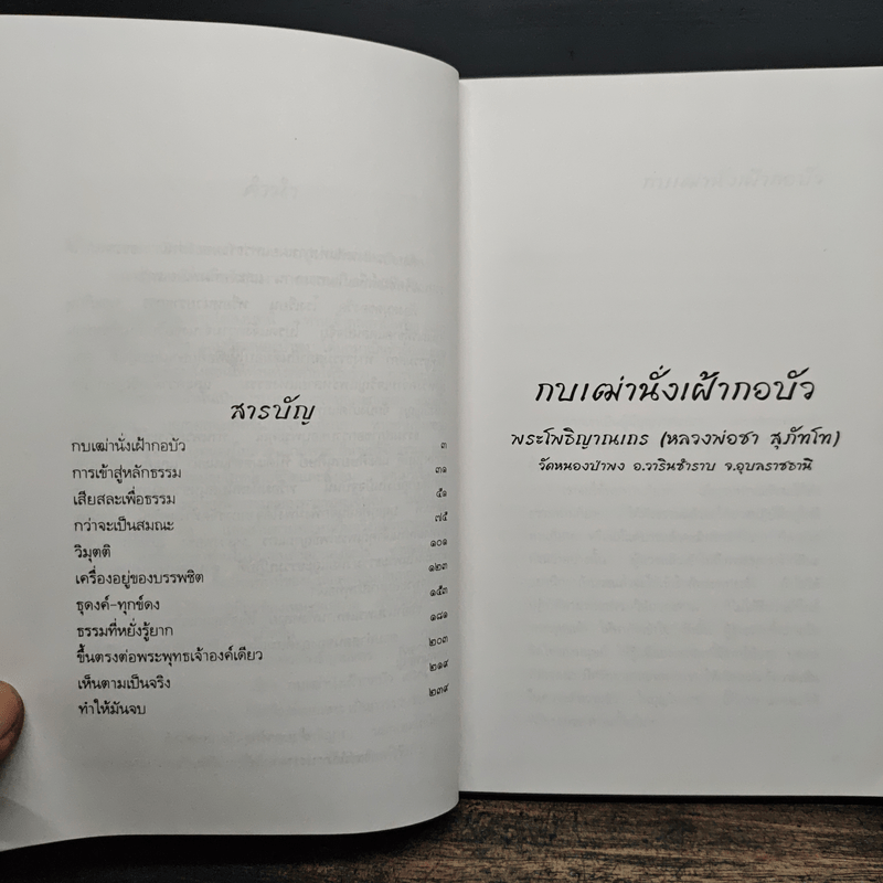 กบเฒ่านั่งเฝ้ากอบัว - พระโพธิญาณเถร (หลวงพ่อชา สุภทโท)