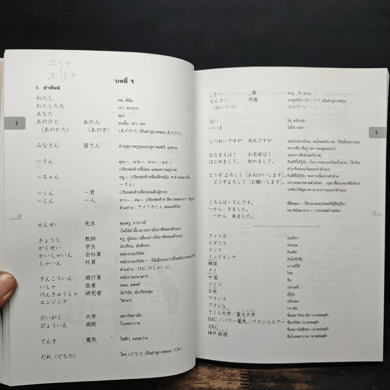 มินนะ โนะ นิฮงโกะ แบบเรียนภาษาญี่ปุ่นระดับต้น 1