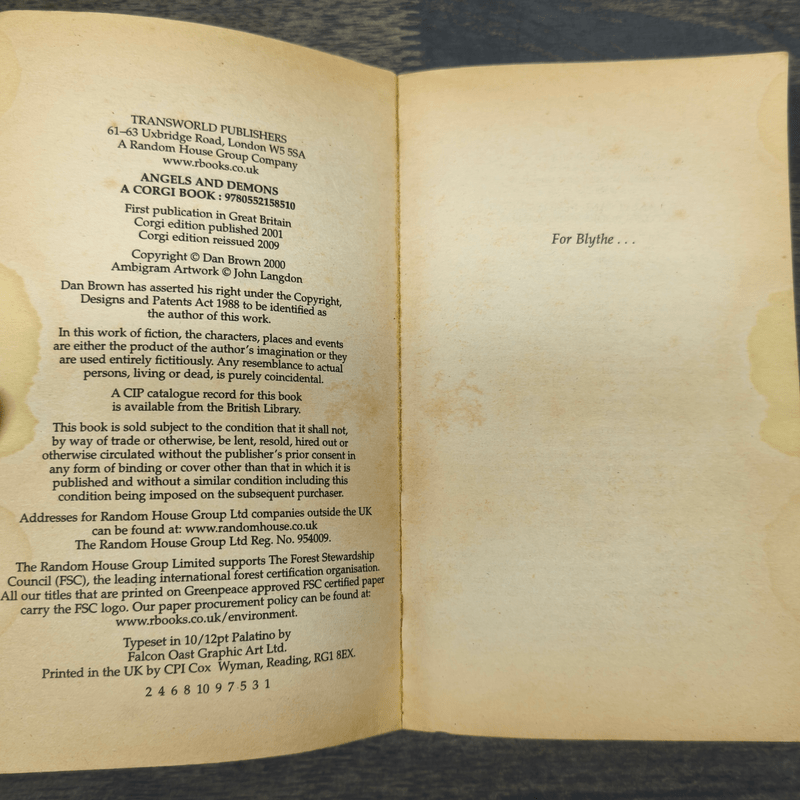 Angels and Demons - Dan Brown