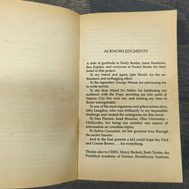 Angels and Demons - Dan Brown