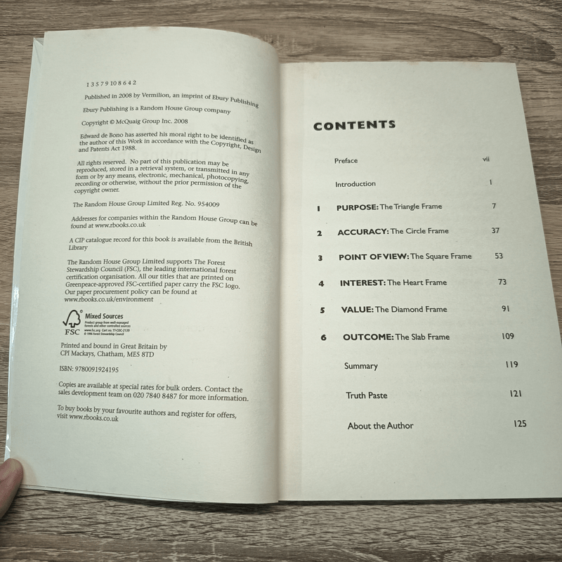 Six Frames - Edward De Bono