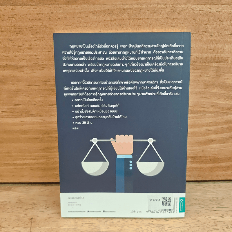 กฎหมายรอบตัว รู้ไว้ไม่เสียเปรียบ - ดร. เริงฤกธิ์ สัปปพันธ์