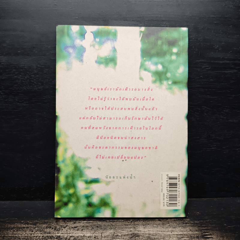 H2O ปรากฎการณ์แตกตัวของน้ำบนแผ่นกระดาษ - อนุสรณ์ ติปยานนท์