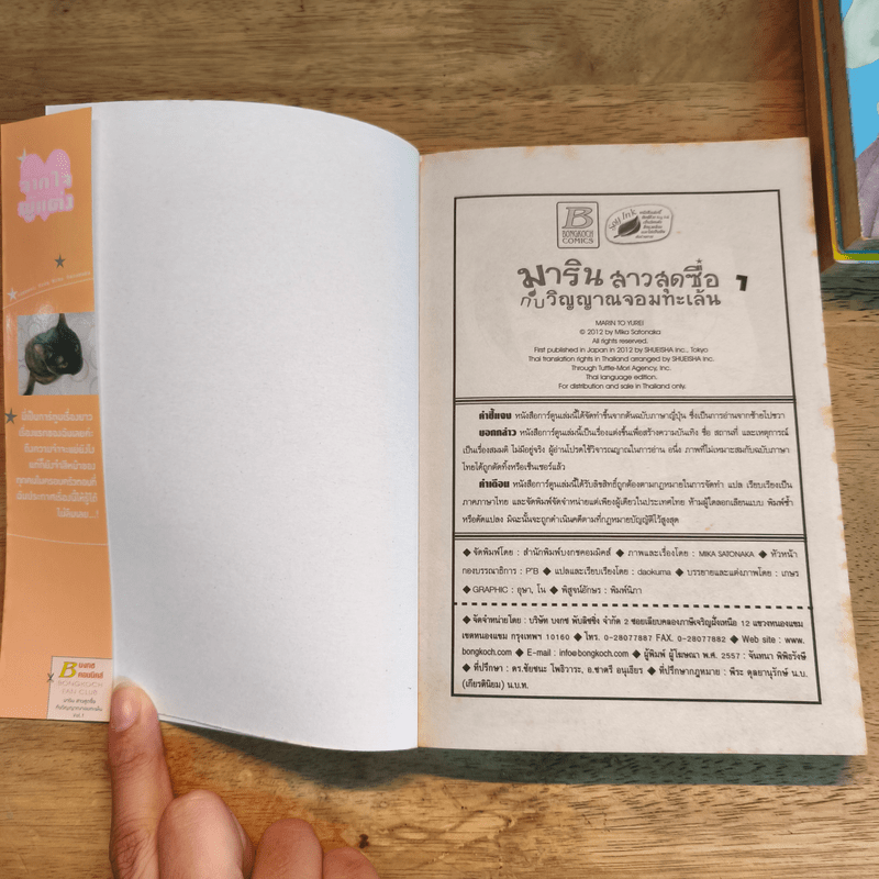 มาริน สาวสุดซื่อกับวิญญาณจอมทะเล้น 3 เล่มจบ