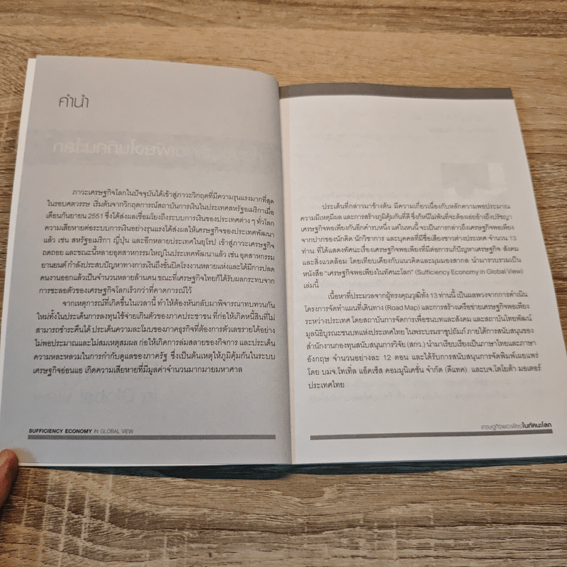 เศรษฐกิจพอเพียงในทัศนะโลก
