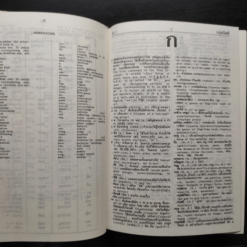 Thai-English Dictionary พจนานุกรมไทย-อังกฤษ - ดร.วิทย์ เที่ยงบูรณธรรม