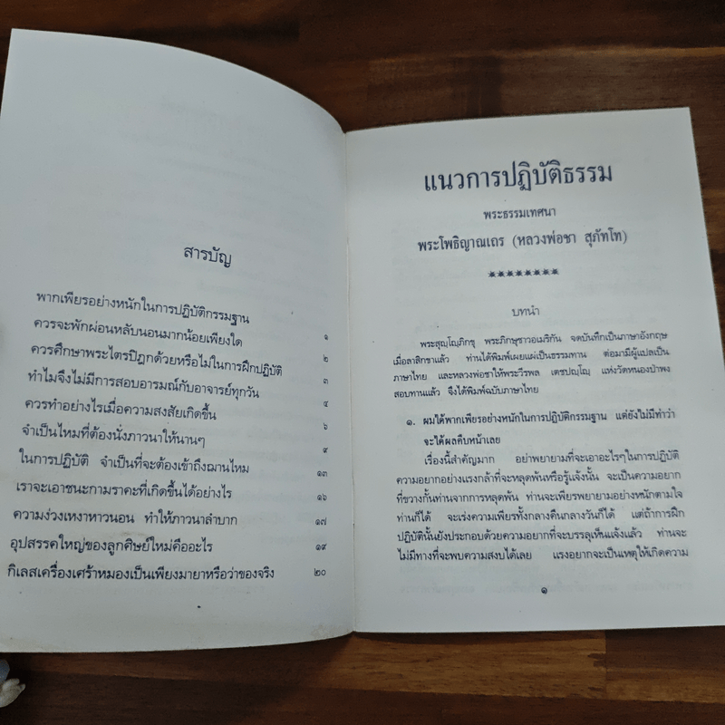 แนวการปฏิบัติธรรม - หลวงพ่อชา สุภัทโท