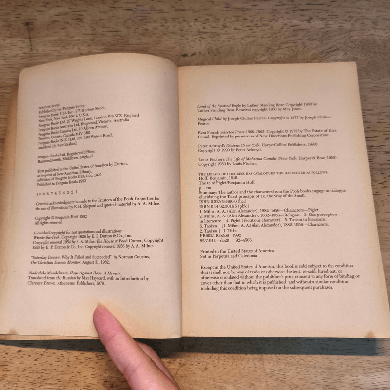 The Te of Piglet - Benjamin Hoff