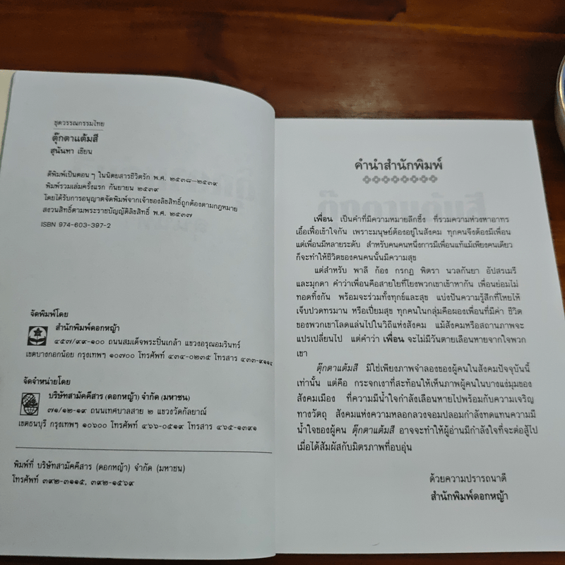 ตุ๊กตาแต้มสี - สุนันทา