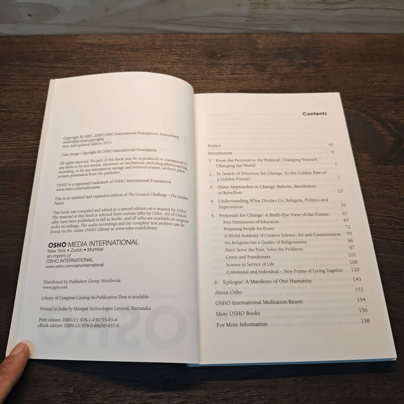 It's all about change - Osho