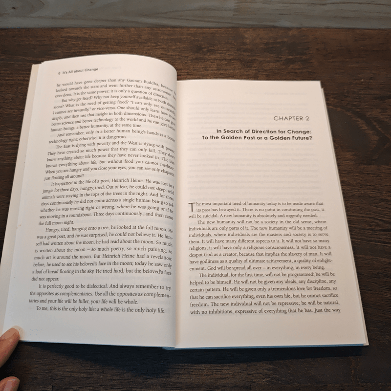 It's all about change - Osho