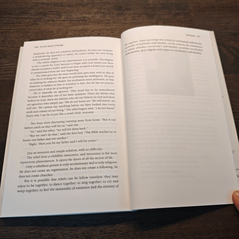 It's all about change - Osho