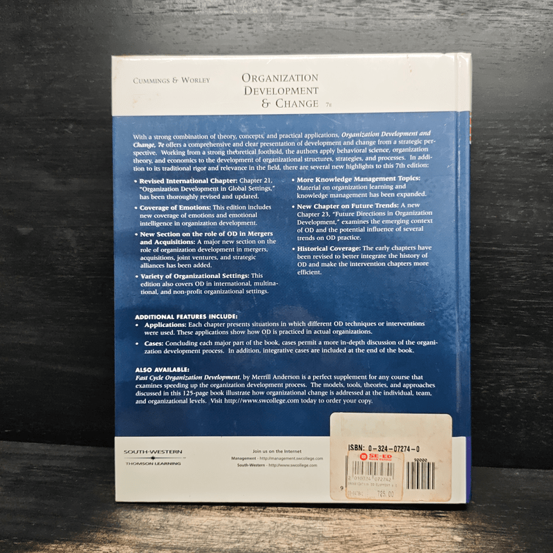 Organization Development & Change - Thomas G. Cummings, Chris Worley