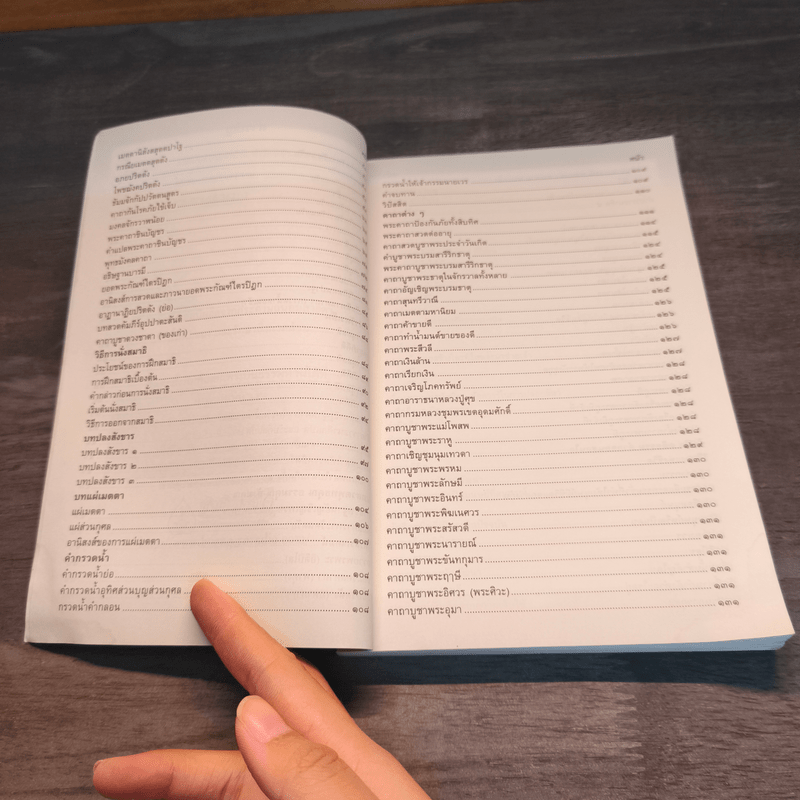 หนังสือสวดมนต์ประจำบ้าน บททำวัตรเช้า-ทำวัตรเย็น แปล