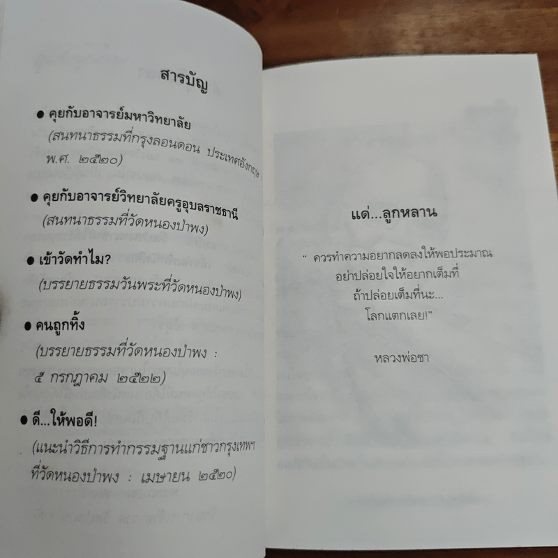 หลวงพ่อชาคุยกับลูกหลาน