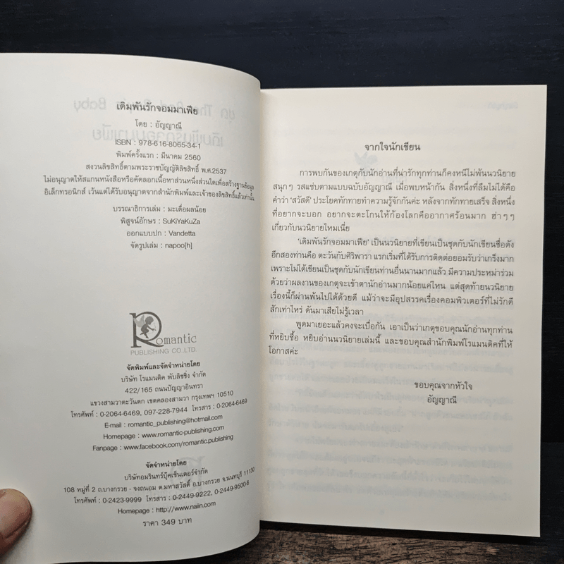 เดิมพันรักจอมมาเฟีย ชุด The Bad Boy's Baby - อัญญาณี