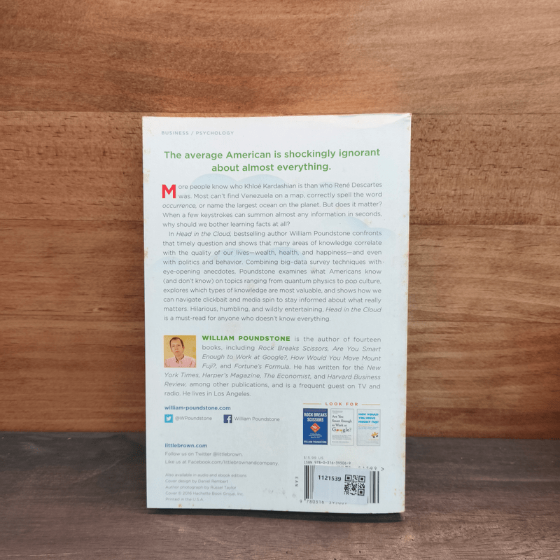 Head in the Cloud - William Poundstone