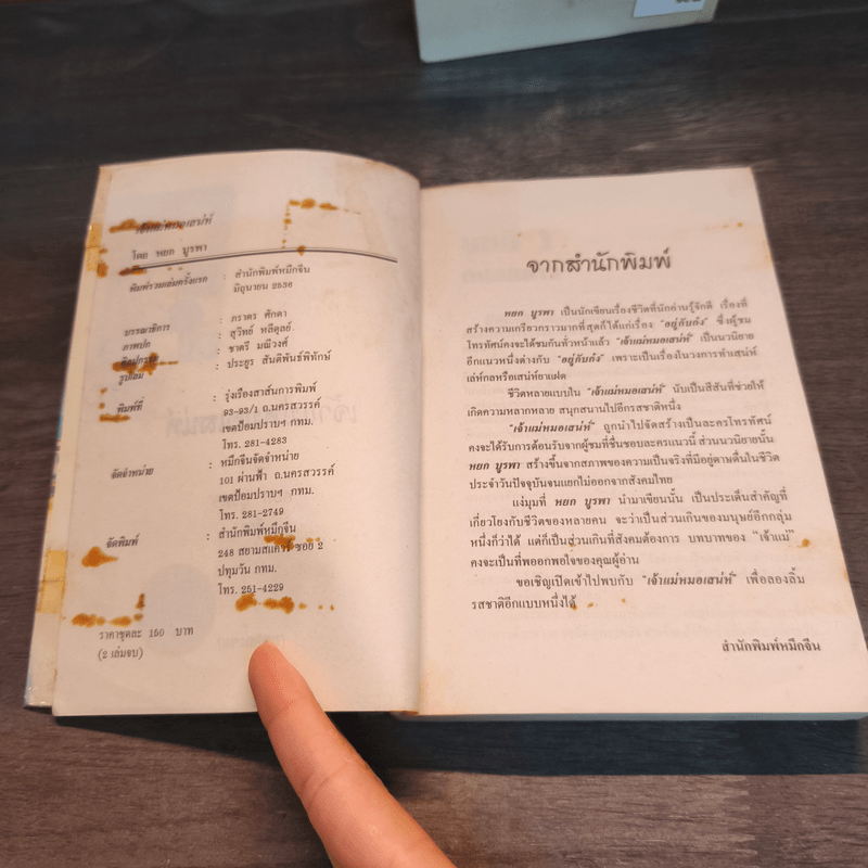 เจ้าแม่หมอเสน่ห์ 2 เล่มจบ - หยก บูรพา