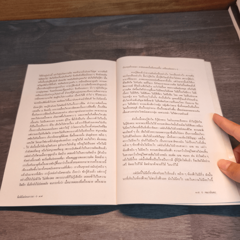 ข้อพินิจก่อนภาวนา - เขมานันทะ