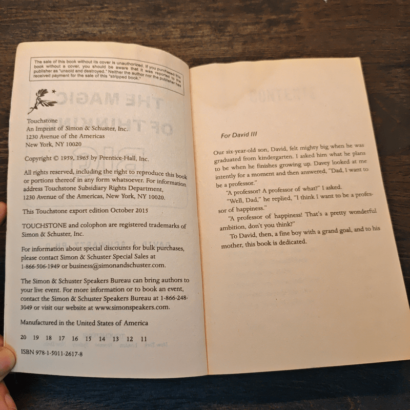 The Magic of Thinking Big - David J. Schwartz