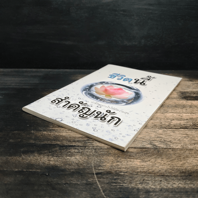 ชีวิตนี้สำคัญนัก ทำชีวิตอย่างไรให้มีความสุข