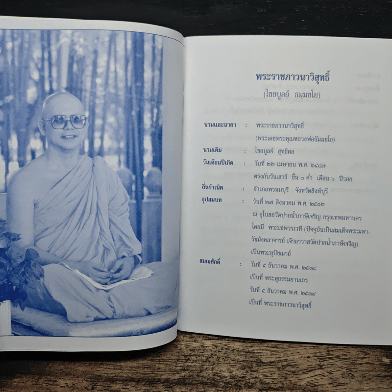 สมุดประจำรุ่น ปฏิบัติธรรมผู้นำบุญ