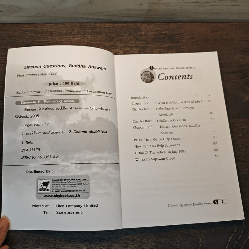 Einstein Questions, Buddha Answers - Supawan P.Panawong Green