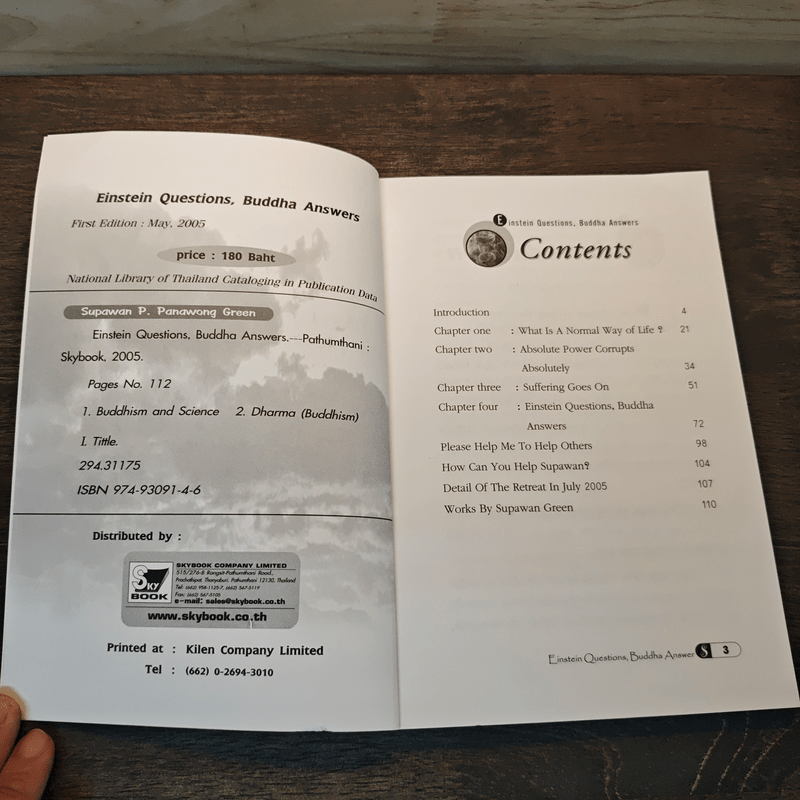 Einstein Questions, Buddha Answers - Supawan P.Panawong Green