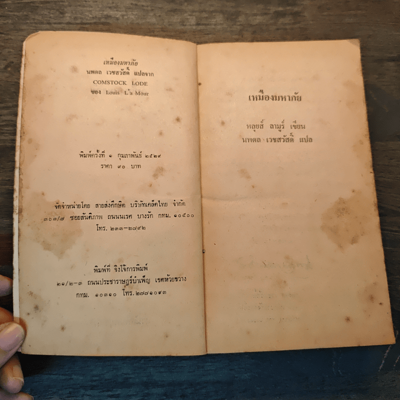 เหมืองมหาภัย - นพดล เวชสวัสดิ์