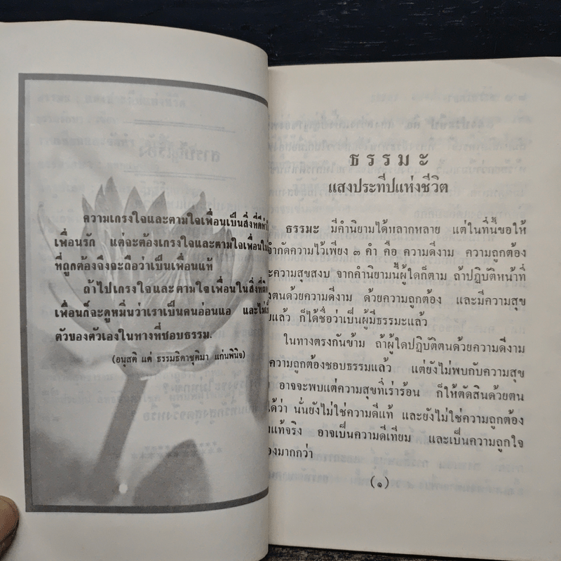 ธรรมะ : แสงประทีปแห่งชีวิต